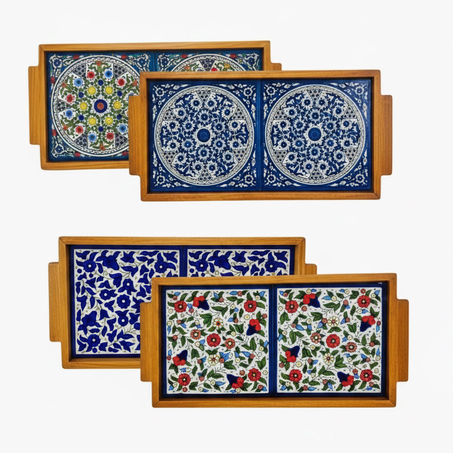 Keffiyeh Tile Tray image 0