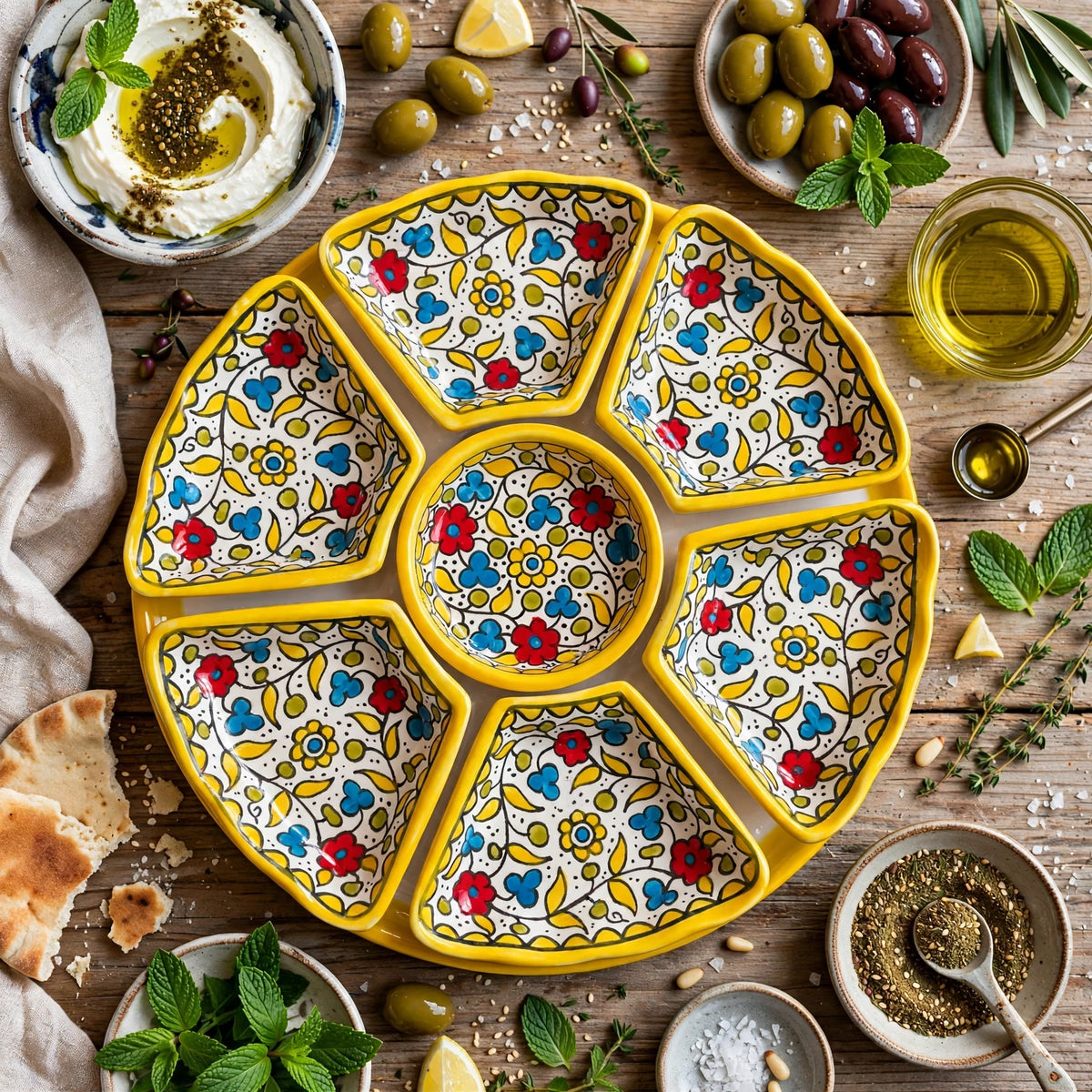 8 Sectioned platter 35 cm
