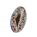 Handcrafted Map of Palestine mirror with olive motif image 3