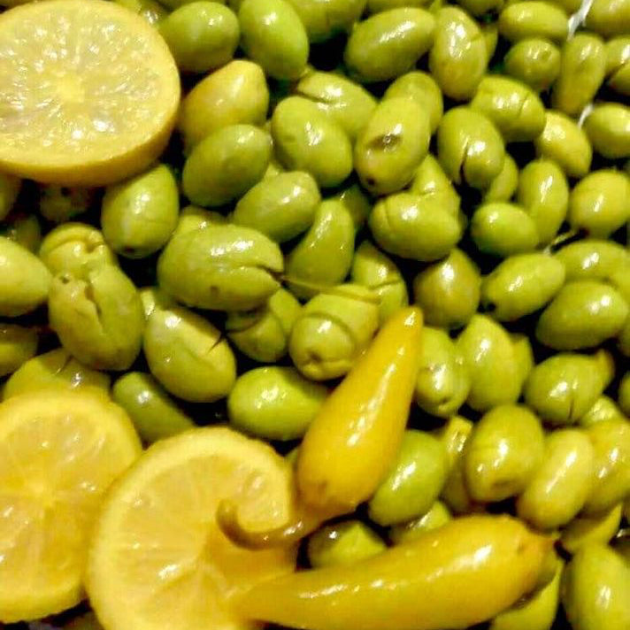 Green Olives Pickled (8.50 Lb) image 0