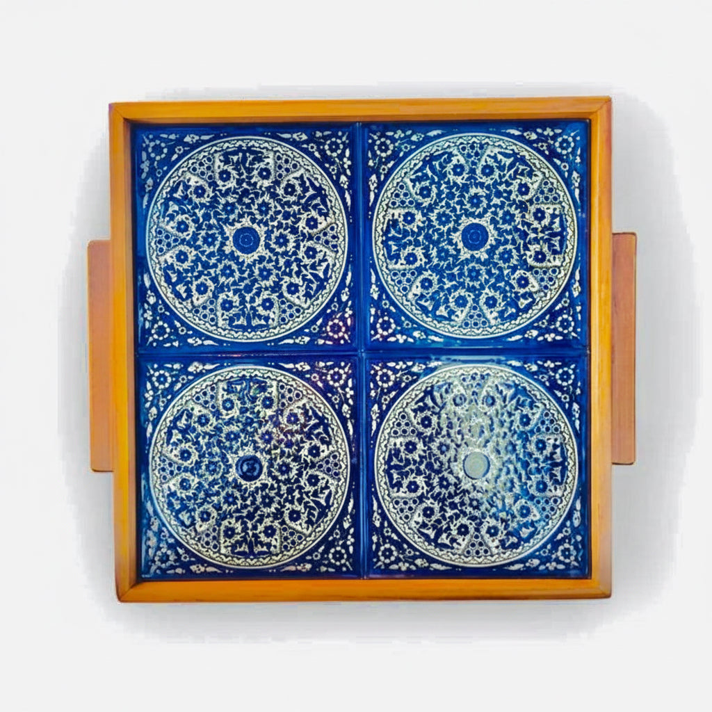 4 Tile Serving Tray image 1