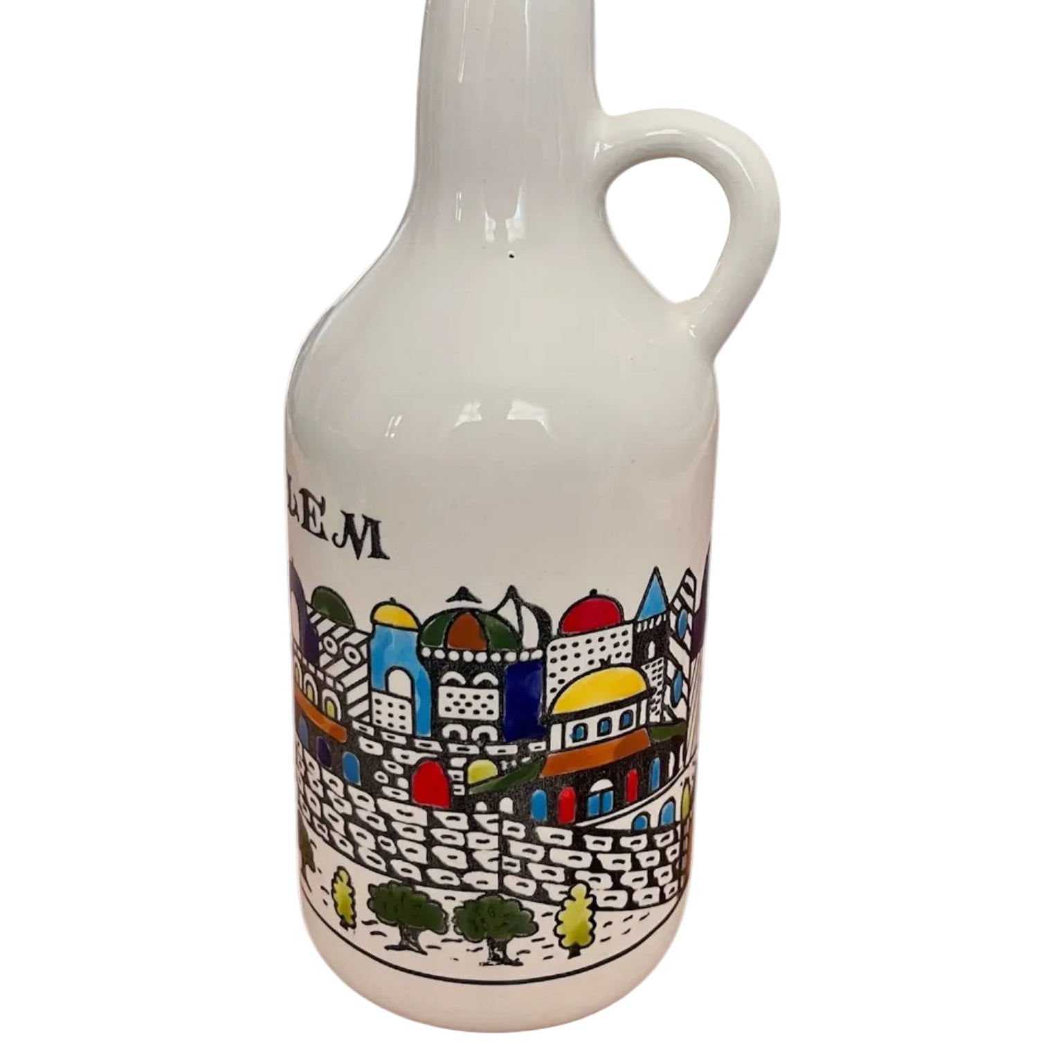 Jerusalem Cityscape Oil Dispenser image 1