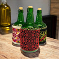 Olive oil bottle with Tatreez wrap image 0
