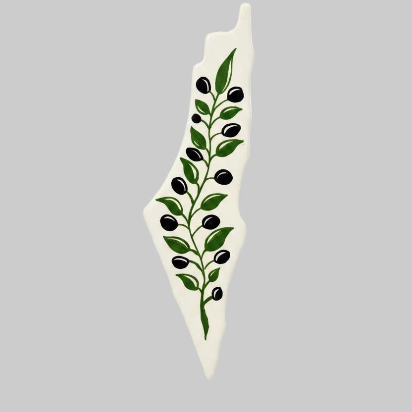 Large Ceramic Map of Palestine