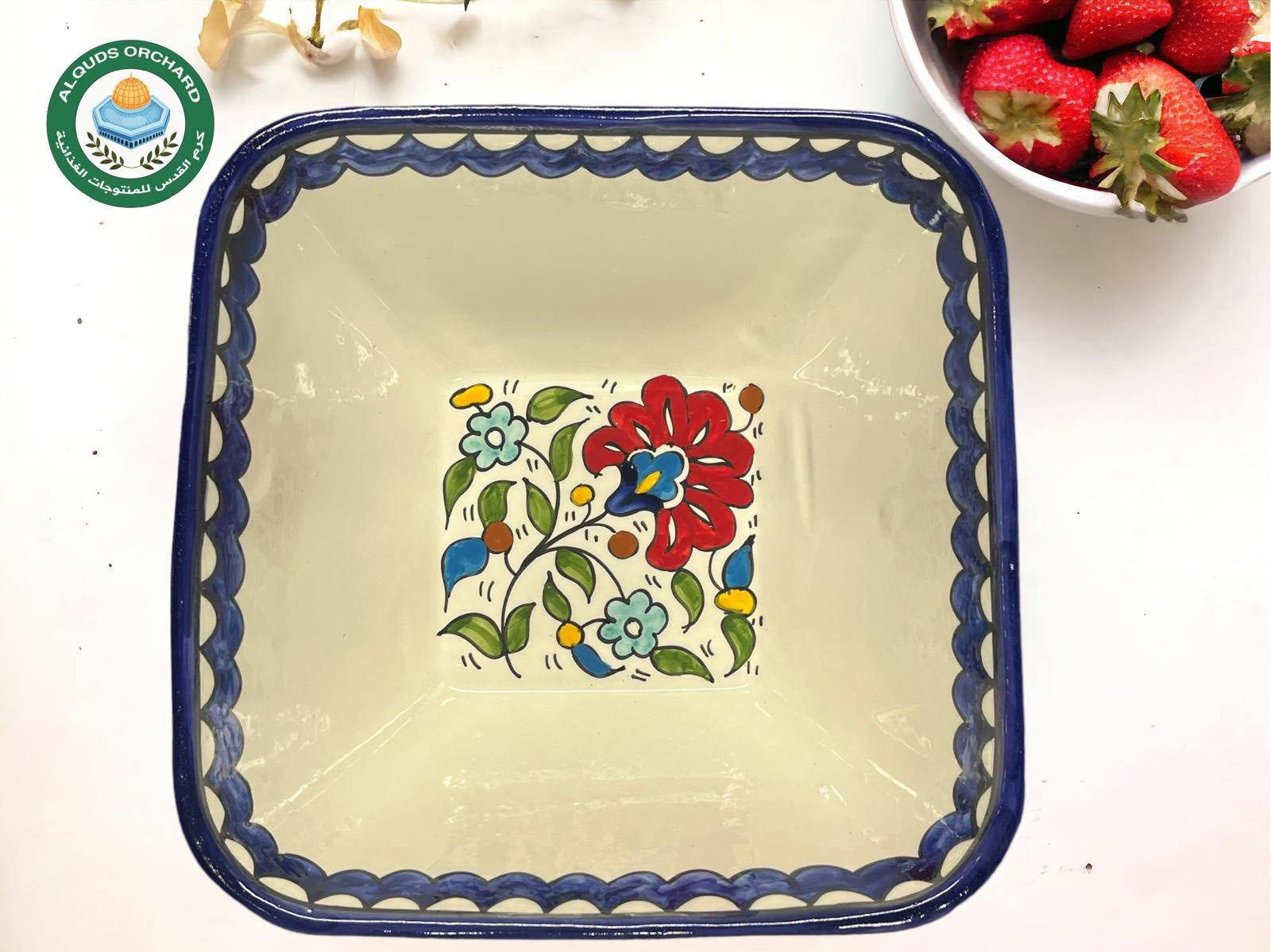 Square salad bowl image 0