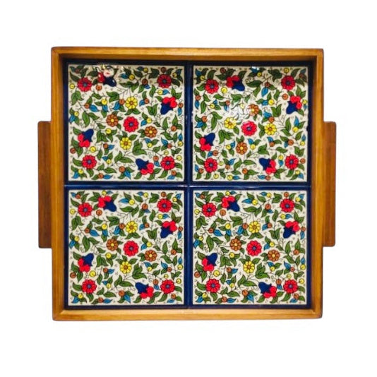 4 Tile Serving Tray image 3