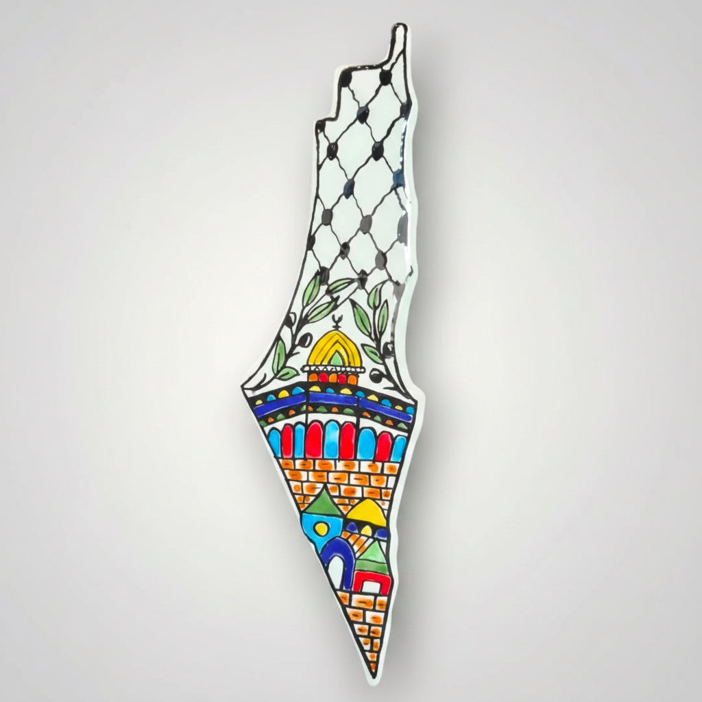 Large Ceramic Map of Palestine