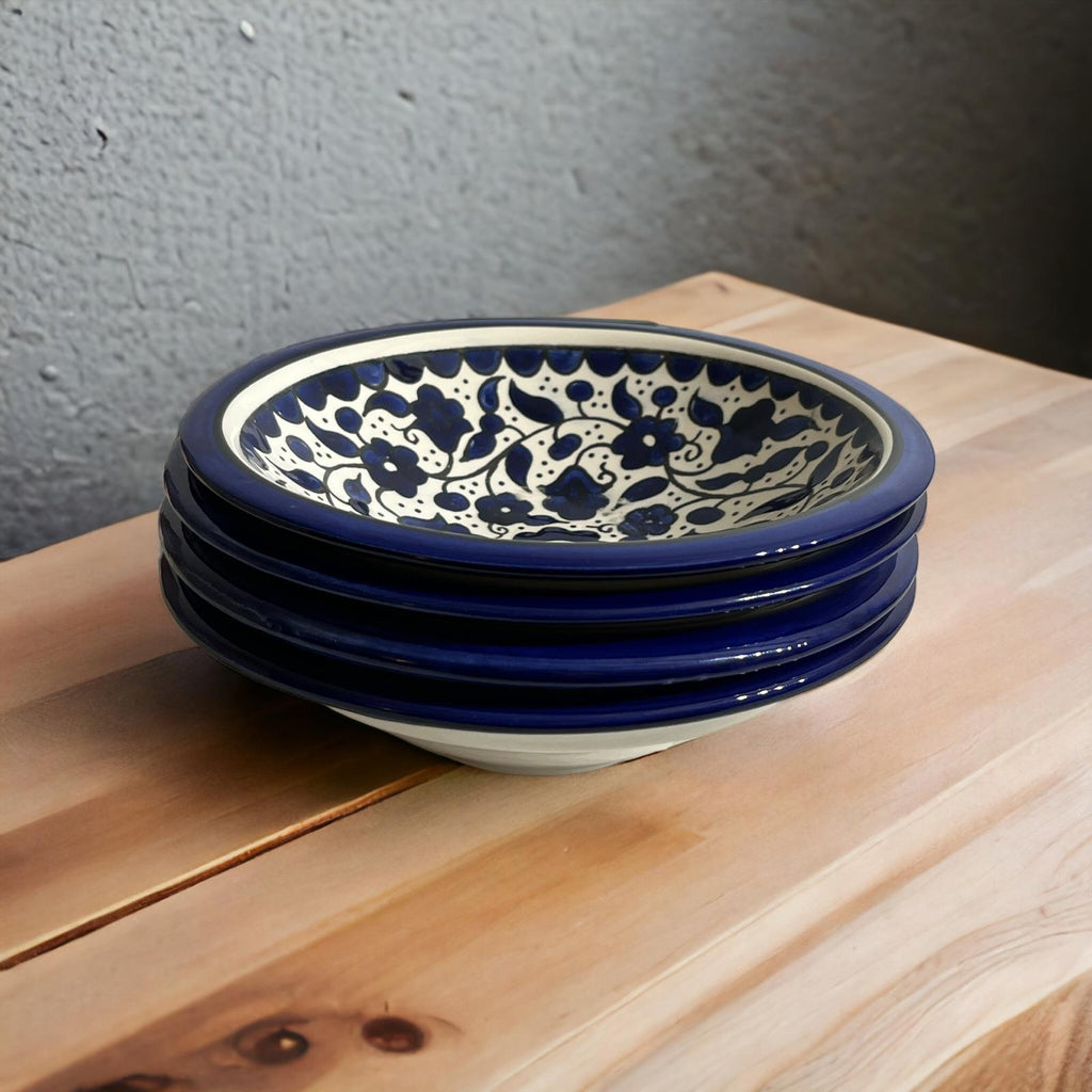 Set of 4 shallow serving bowls image 2