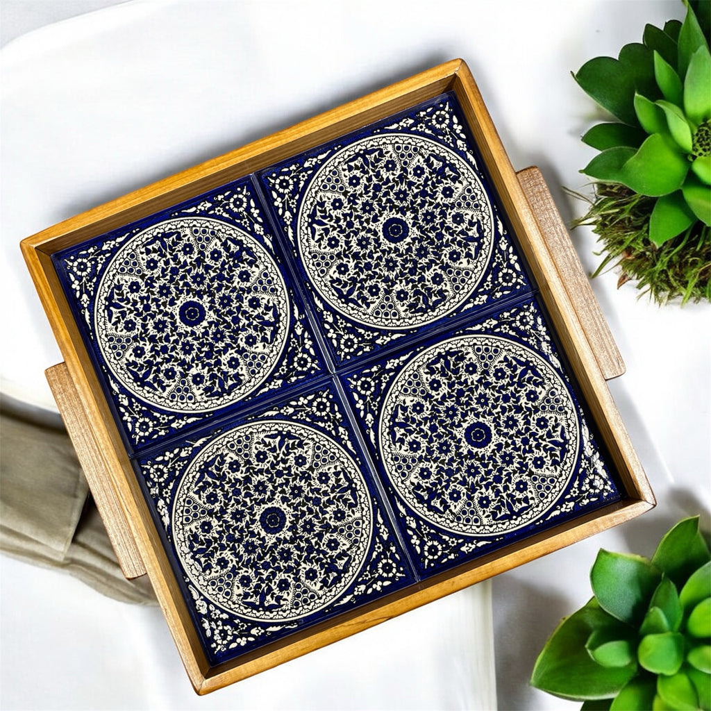 4 Tile Serving Tray/Charcuterie Board image 9