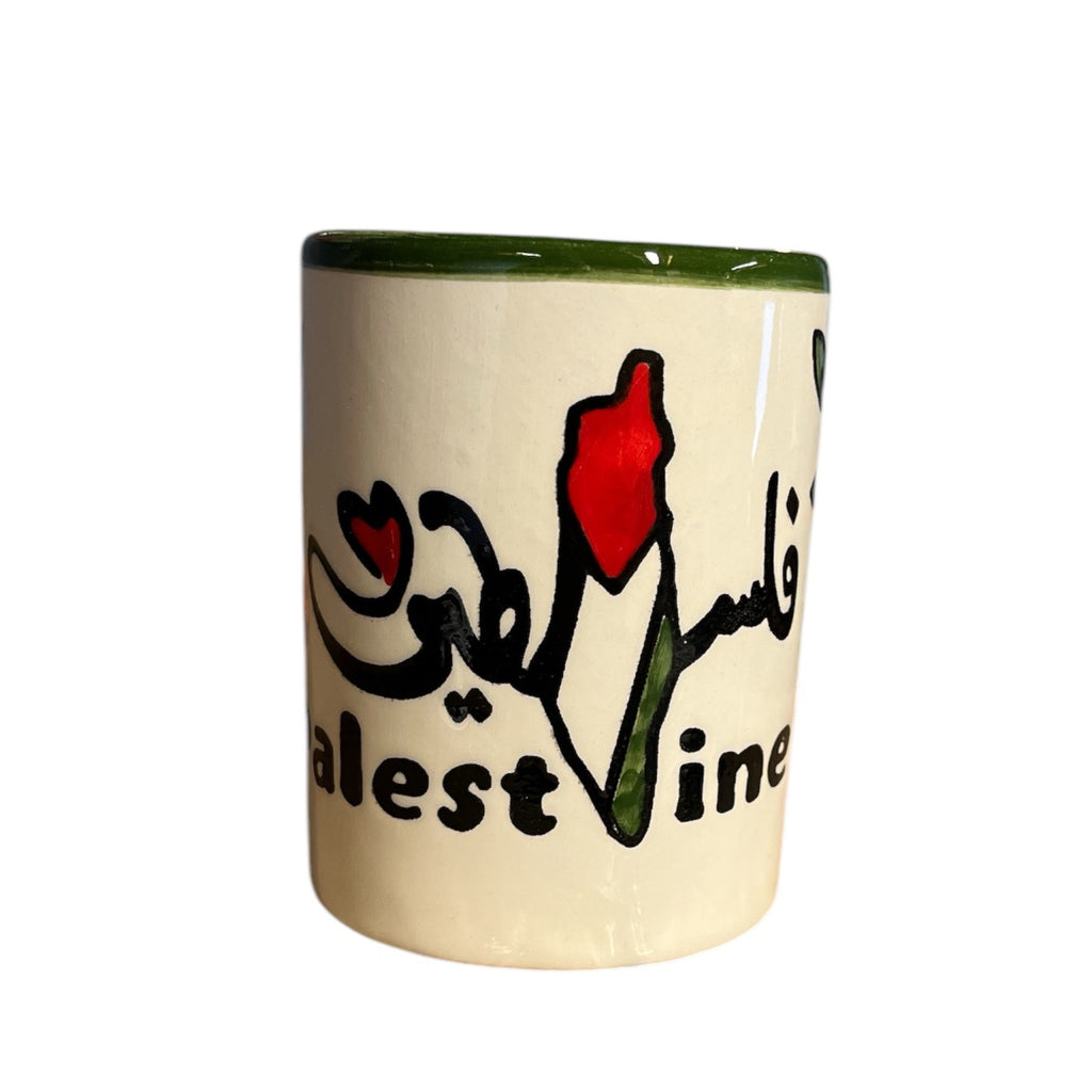 Palestine Map Mug 10 Oz image 0