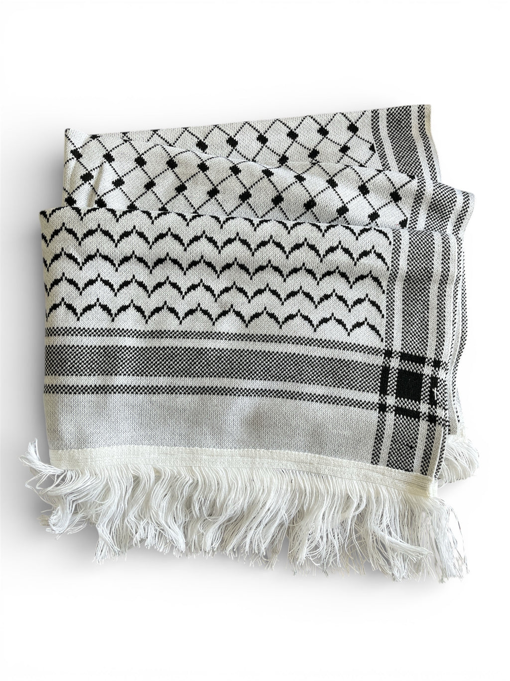 Keffiyeh winter shawl image 0