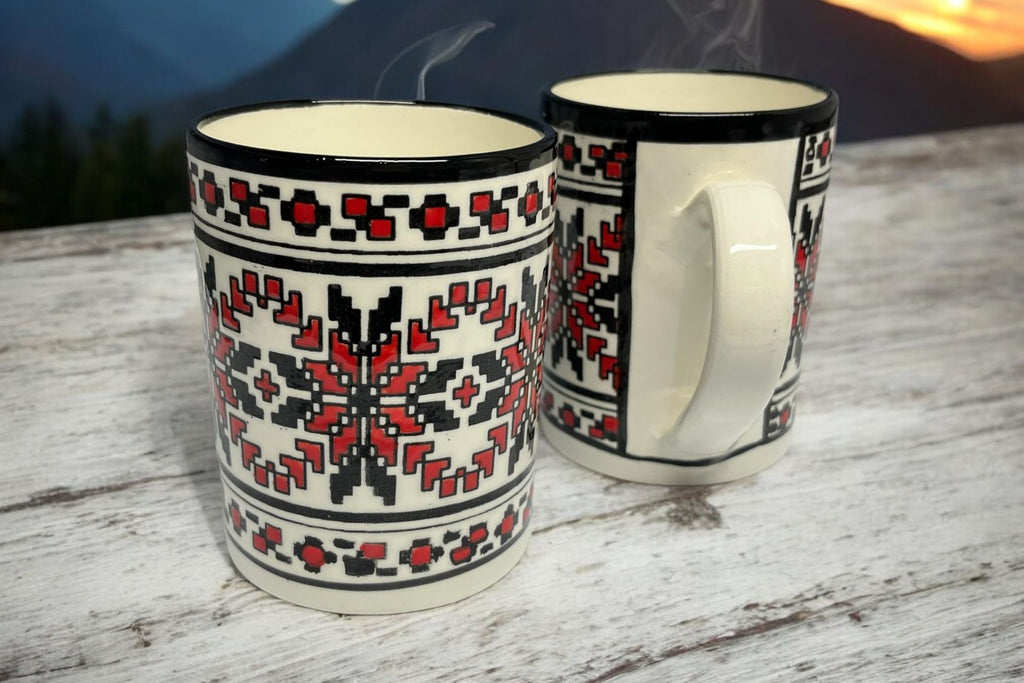 Hand-stitched pattern Mug 10 Oz image 5