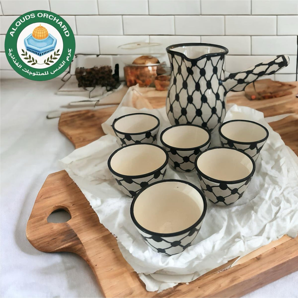 Arabic Turkish Coffee Set (Keffiyeh) image 1