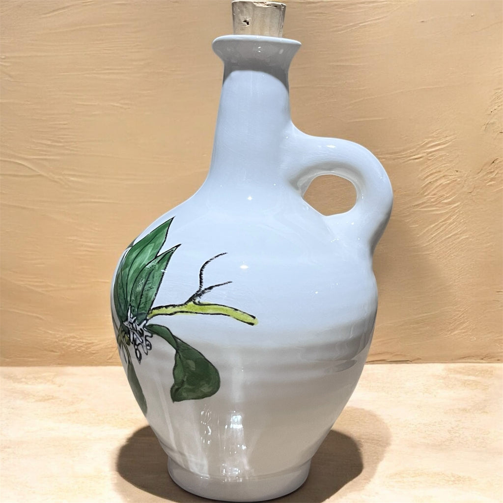 Lemon motif round oil dispenser image 1