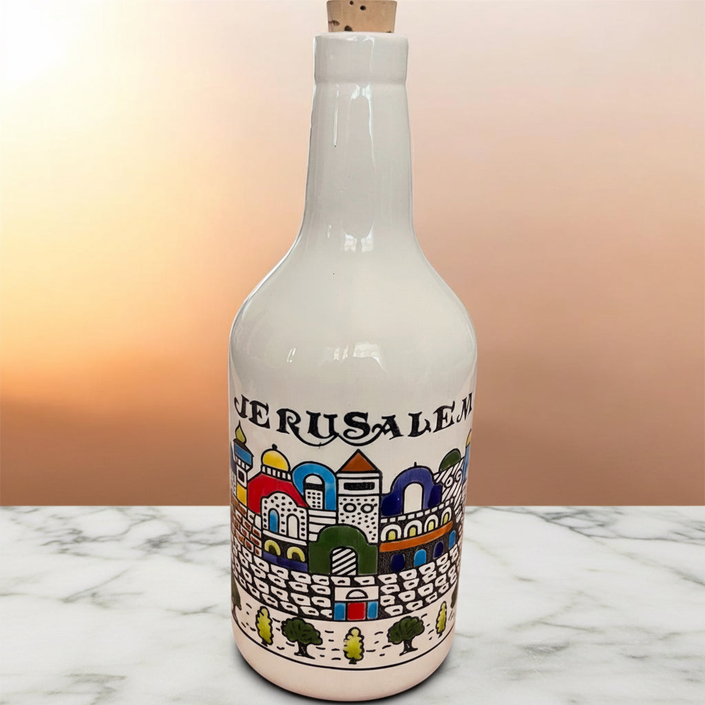 Jerusalem Cityscape Oil Dispenser image 0