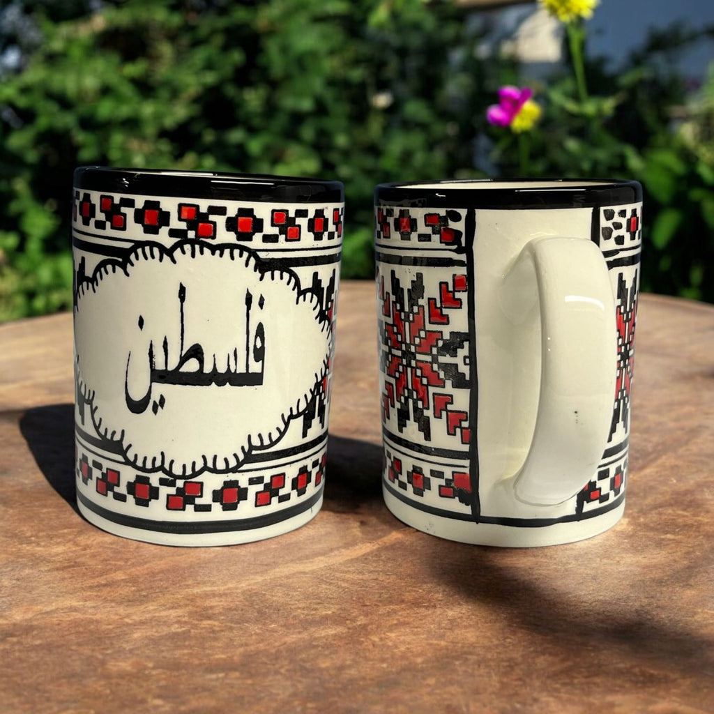 Hand-stitched pattern Mug 10 Oz image 2