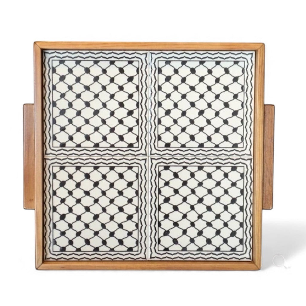 4 Tile Serving Tray/Charcuterie Board image 4