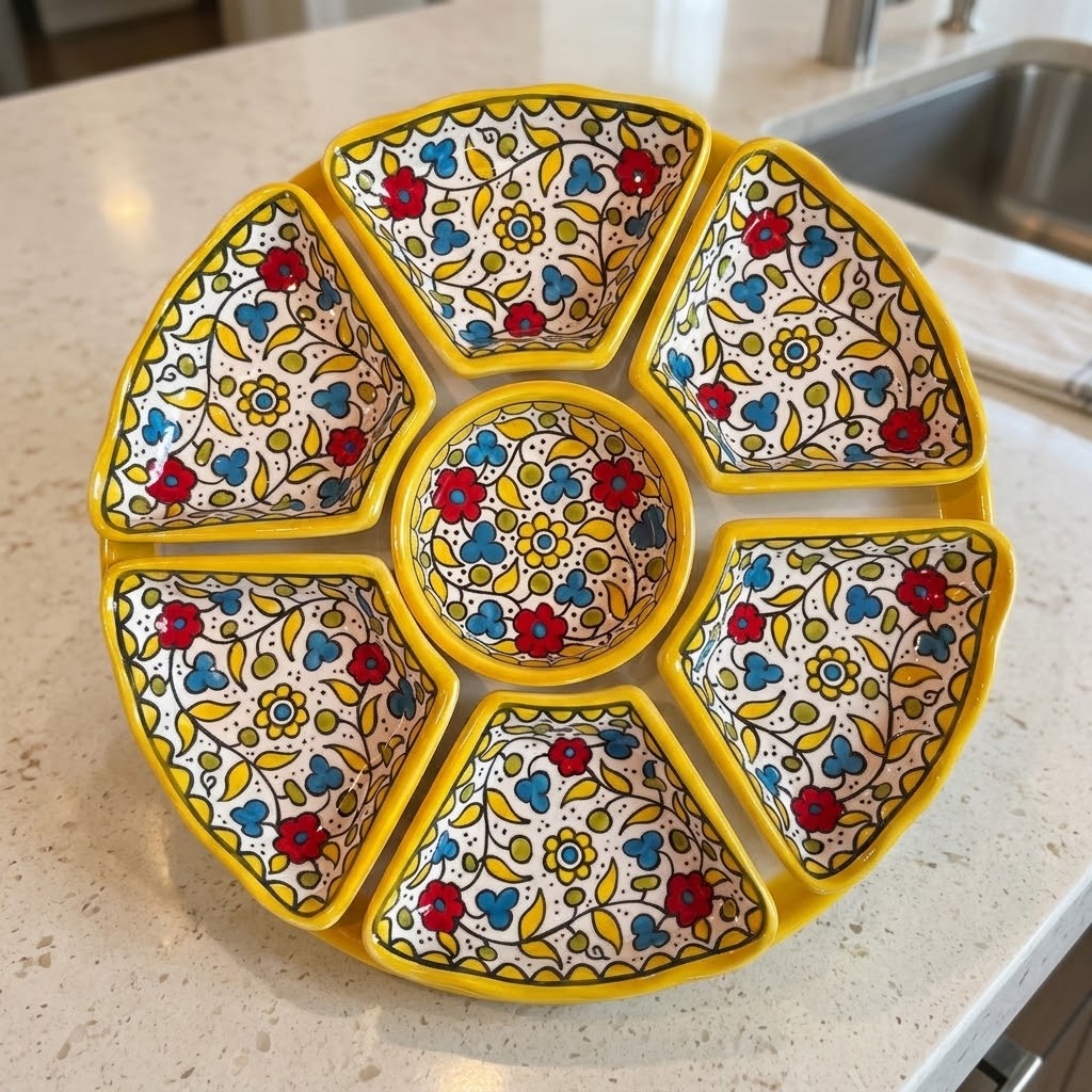 8 Sectioned platter 35 cm